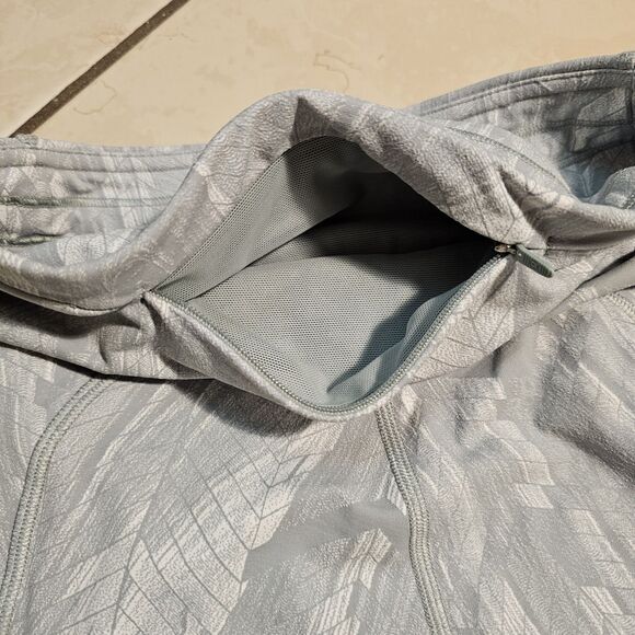 Lululemon Swift Speed Crop Reverberate Chevron Jacquard Blue White 30in L Size 4 - Picture 8 of 9